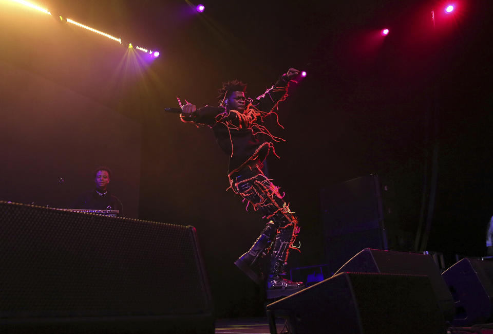 Lil Nas X performs live on stage at the 2020 Spotify Best New Artist Party at The Lot Studios on Thursday, Jan. 23, 2020, in West Hollywood, Calif. (Photo by Willy Sanjuan/Invision/AP)