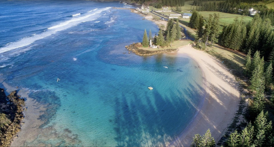 Emily Beach on Norfolk Island.