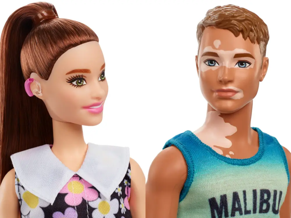 Zwei neue Puppen der „Barbie Fashionistas“-Reihe.  - Copyright: Mattel