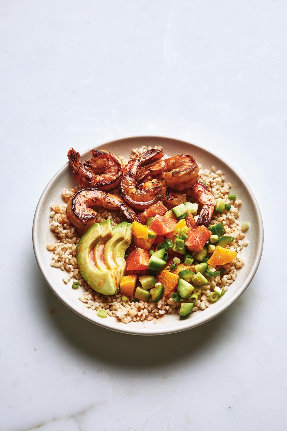 Citrus Shrimp Rice Bowls