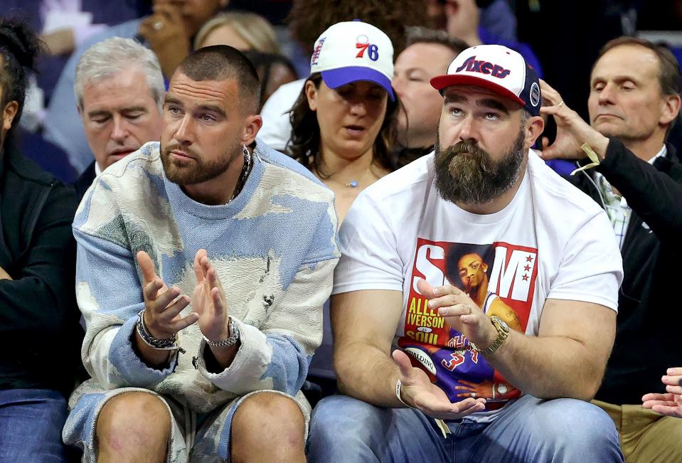 Travis Kelce and Jason Kelce's Most Supportive Quotes About Each Other, Their Brotherly Bond