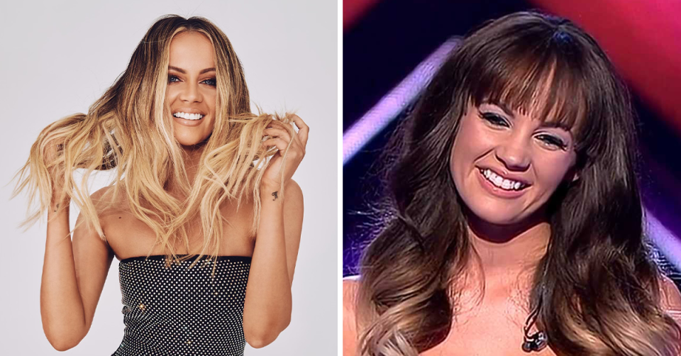 Samantha Jade now and Samantha Jade on The X Factor 10 years ago.