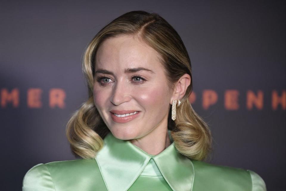 Emily Blunt has spoken about her decision to take a year off work  (AFP via Getty Images)
