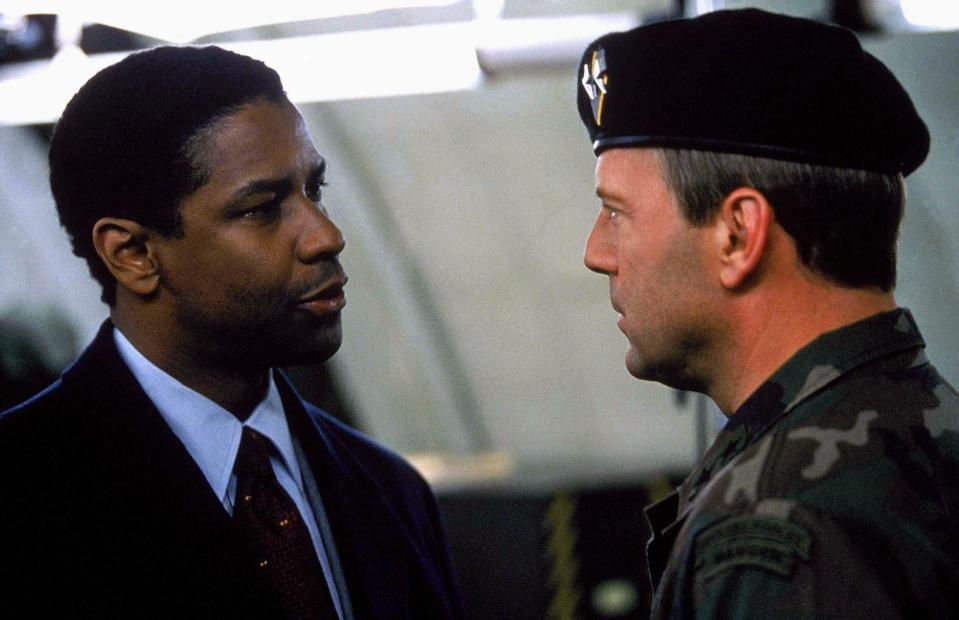 Bruce Willis head to head with Denzel Washington