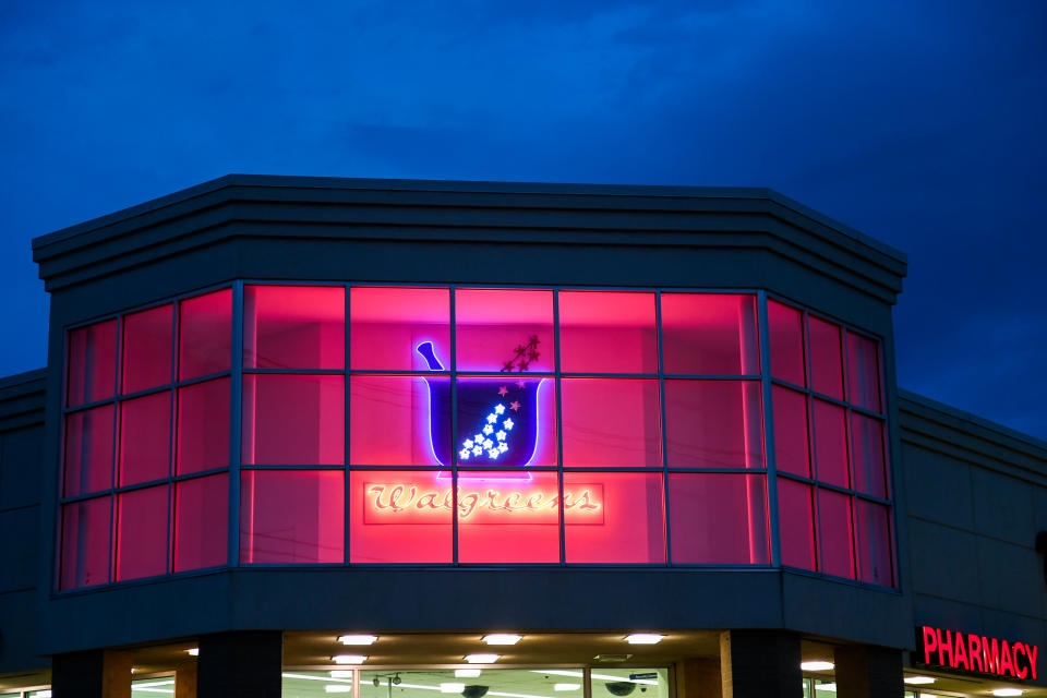 A Walgreens pharmacy store is seen in Austin, TX, U.S., March 26, 2018. Picture taken on March 26, 2018.  REUTERS/Mohammad Khursheed