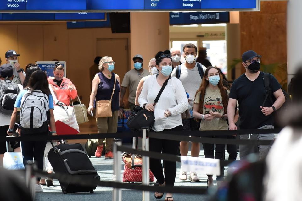 Airport passengers