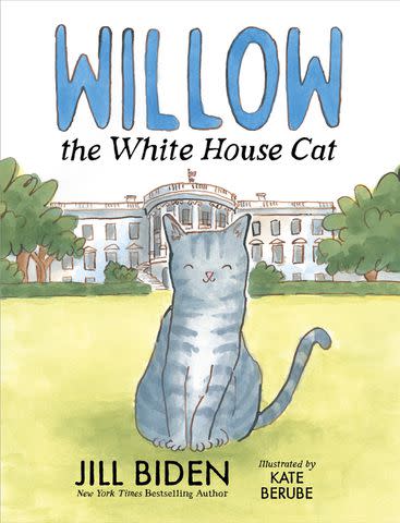 <p>Courtesy of Simon & Schuster</p> The cover of 'Willow the White House Cat'