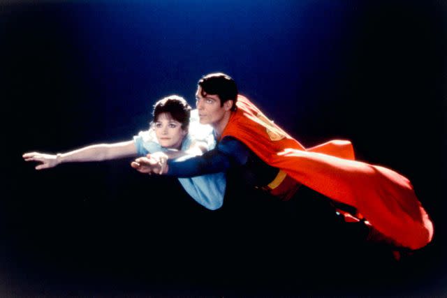 Everett Collection Margot Kidder and Christopher Reeve in 'Superman'