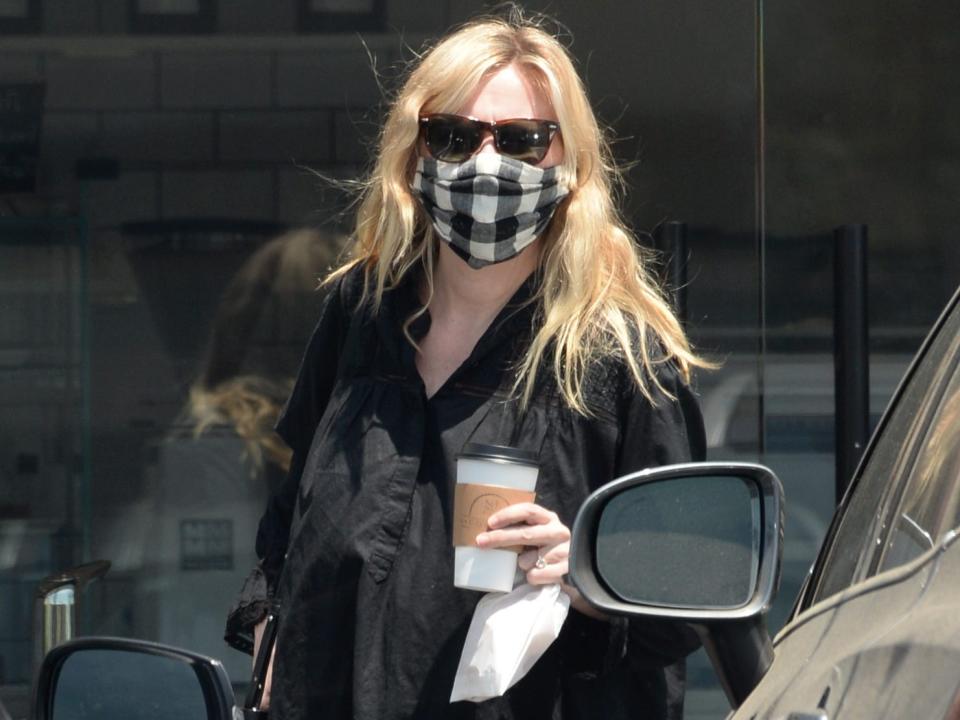Kirsten Dunst is seen on June 02, 2021 in Burbank, California.
