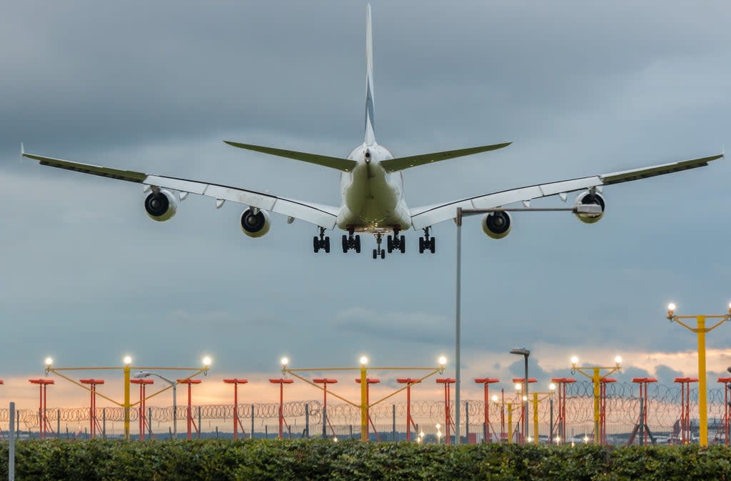 Flying is environmentally damaging but the government says it does not want to reduce it (Getty Images/iStockphoto)
