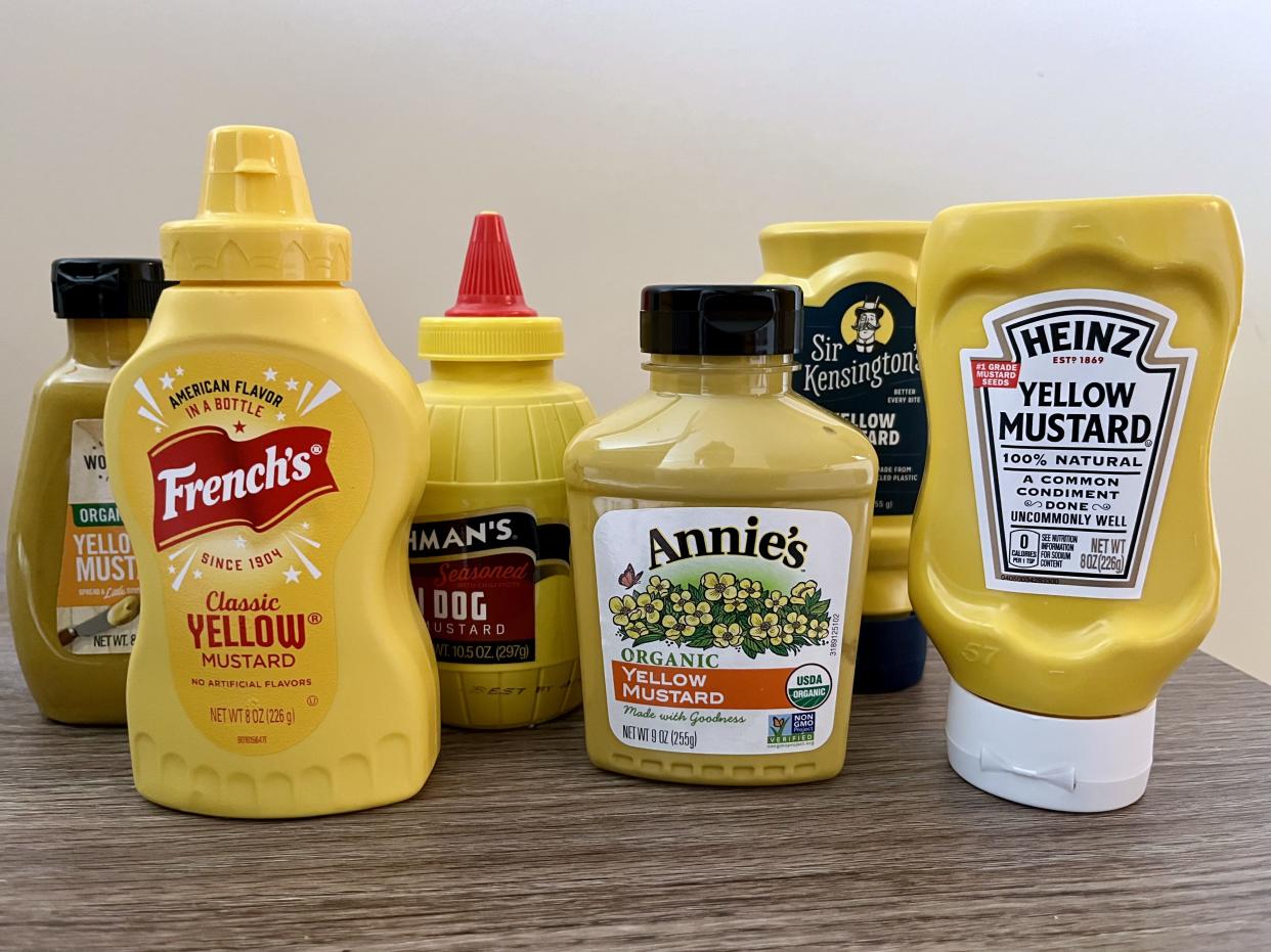 6 varieties of yellow mustard