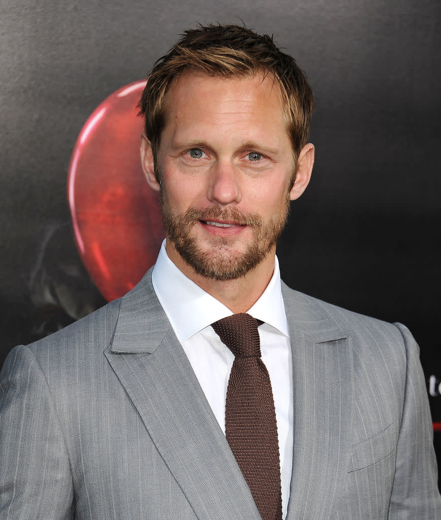 <p>Avant d’être reconnu comme acteur, Alexander Skarsgård, fils de Stellan, a notamment été l’égérie de Calvin Klein quand il était plus jeune. Crédit image : Getty Images </p>