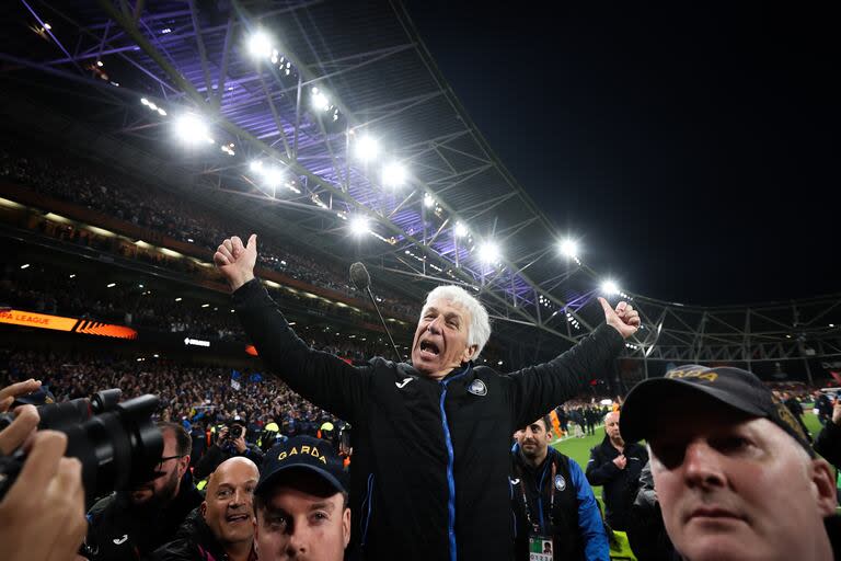 Gian Piero Gasperini, el conductor de Atalanta, arriba de todos