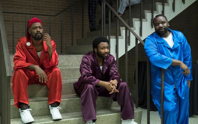 FX/Kobal/Shutterstock LaKeith Stanfield, Donald Glover and Brian Tyree Henry on 'Atlanta'