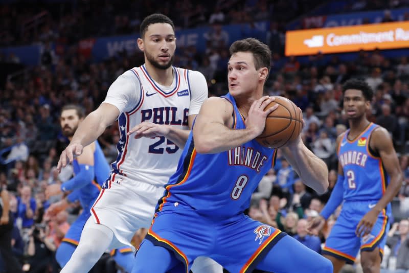 NBA: Philadelphia 76ers at Oklahoma City Thunder