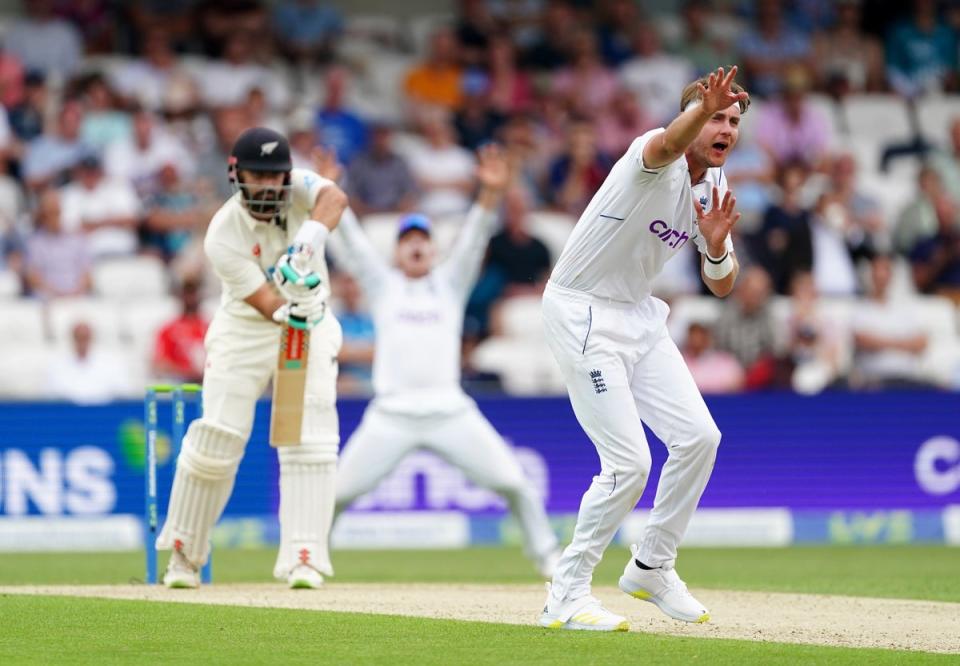 Stuart Broad claimed a pair of wickets (Mike Egerton/PA) (PA Wire)