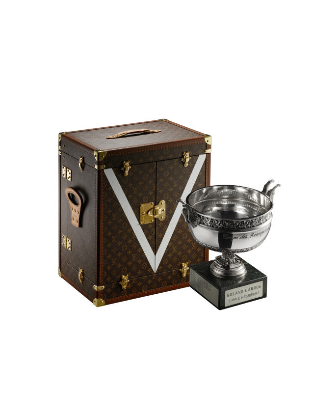 Louis Vuitton have designed the trophy trunks for Roland-Garros