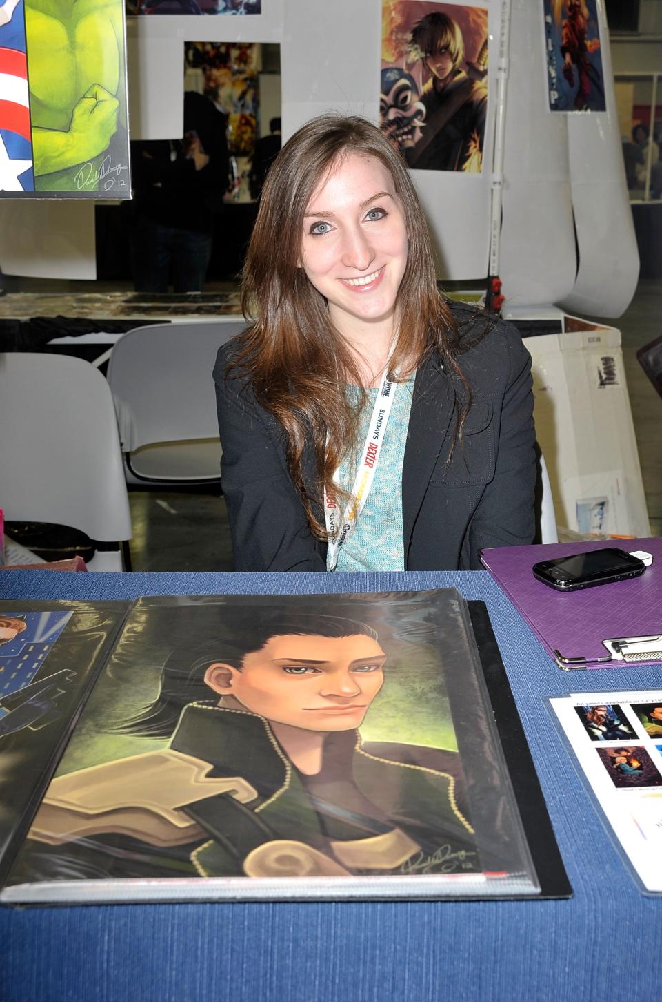 NEW YORK, NY - OCTOBER 11: Artist Danielle Dernoga attends the 2012 New York Comic Con at the Javits Center on October 11, 2012 in New York City. (Photo by Daniel Zuchnik/Getty Images)