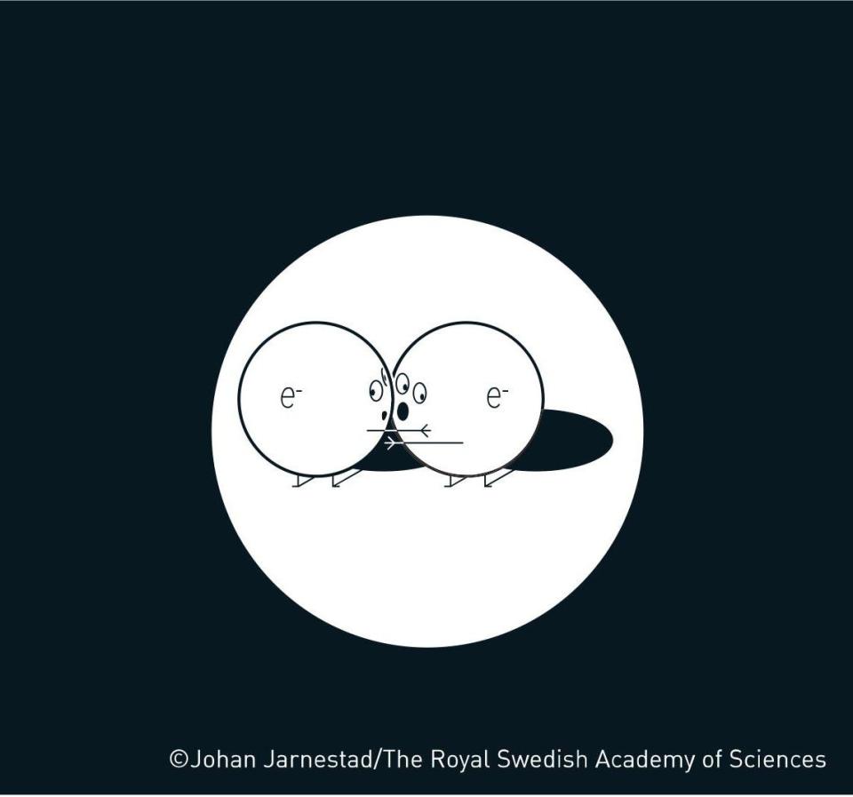 Three scientists were awarded the Nobel Prize in Physics Tuesday for their work producing pulses of light that provide images of processes inside molecules and atoms.