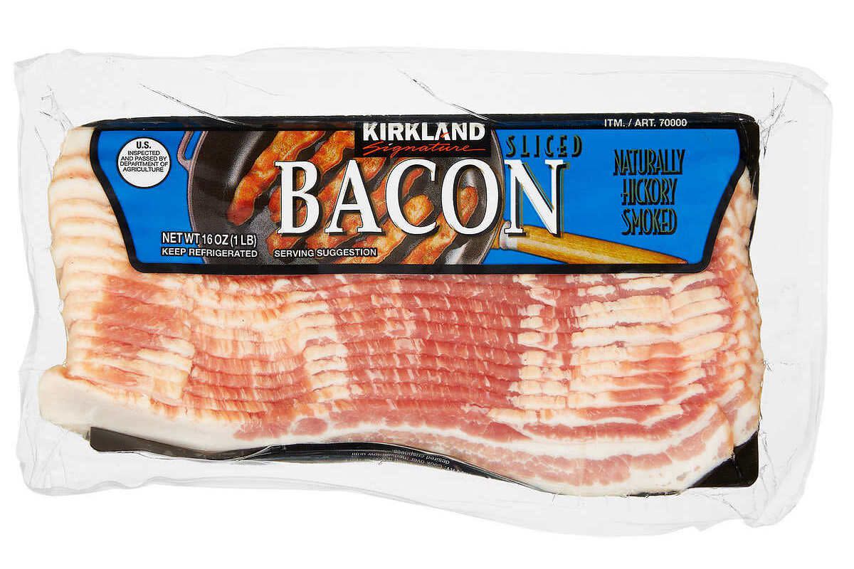 Kirkland Signature Sliced Bacon Hickory Smoked Sliced, 1 lb 4-Count