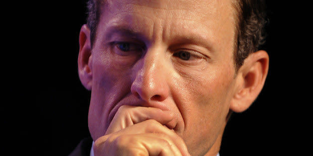 Lance Armstrong , Founder and Chairman, Livestrong during the annual Clinton Global Initiative (CGI) September 22, 2010 in New York . The sixth annual meeting of the CGI gathers prominent individuals in politics, business, science, academics, religion and entertainment to discuss global issues such as climate change and the reconstruction of Haiti. AFP PHOTO / TIMOTHY A. CLARY (Photo credit should read TIMOTHY A. CLARY/AFP/Getty Images) (Photo: )