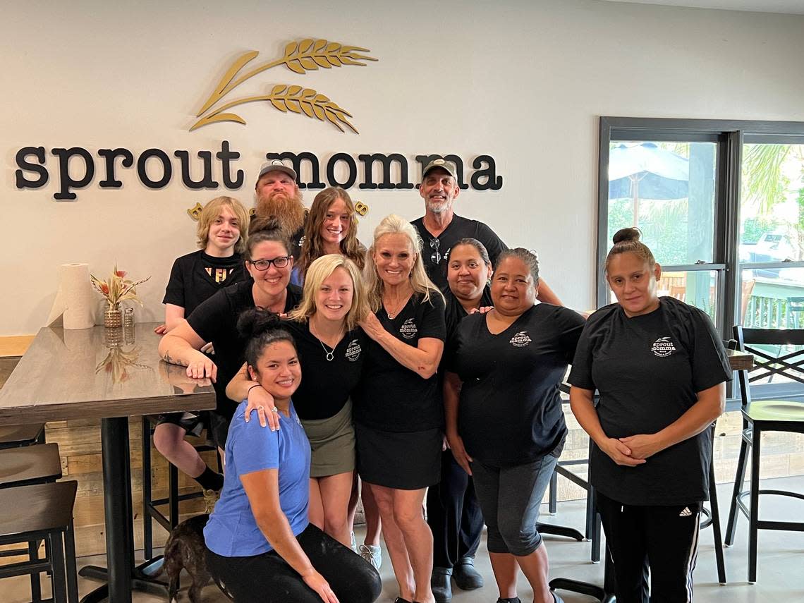 The staff at Sprout Momma Bakery has moved in to the landmark restaurant space that was formerly Signe’s on Arrow Road on Hilton Head.
