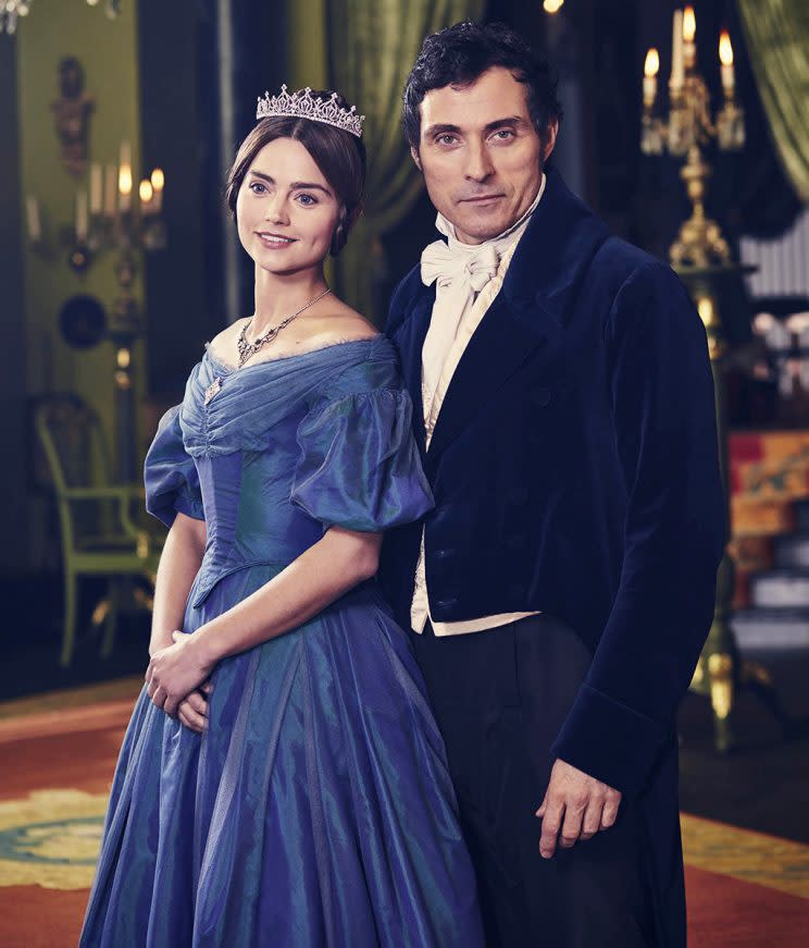 Jenna Coleman and Rufus Sewell (Credit: PBS Masterpiece)