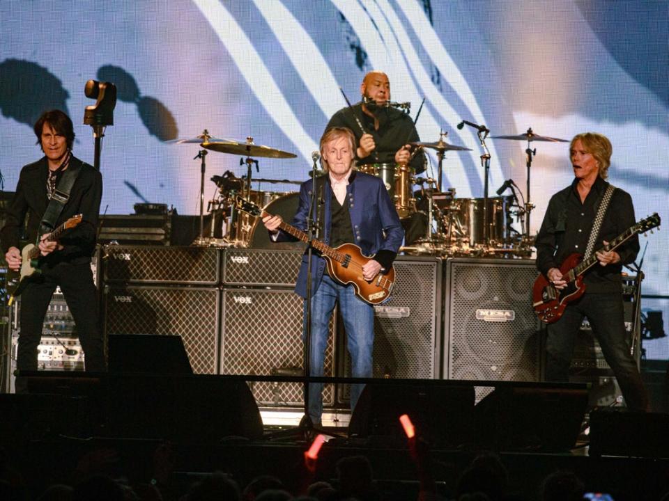 Sir Paul McCartney played first ever gig in Spokane to kick off new US tour ( Photo by Xander Deccio/ImageSPACE/REX)