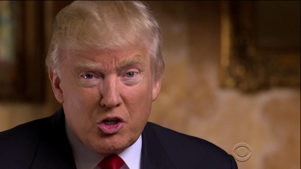 US President-elect Donald Trump (credit: CBS/WENN.com)