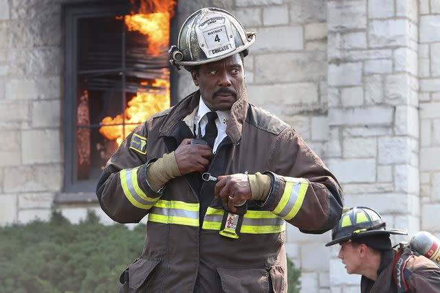 <p>Adrian S Burrows Sr/NBC via Getty </p> Eamonn Walker on Chicago Fire