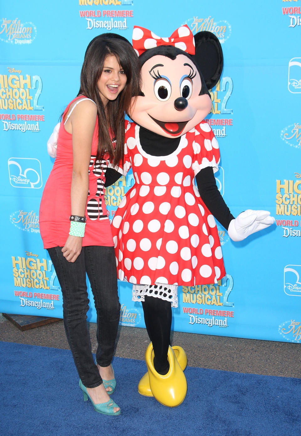 ANAHEIM, CA - AUGUST 14:  Actress Selena Gomez arrive at the premiere of 