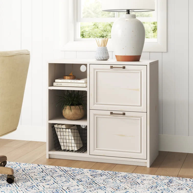 Oliwia 2-Drawer Lateral Filing Cabinet. Image via Wayfair.