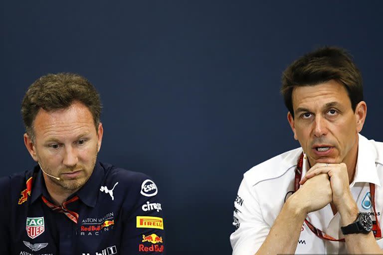 Christian Horner y Toto Wolff, actores de la Guerra Fría que desandan desde los garajes y las fábricas Red Bull Racing y Mercedes