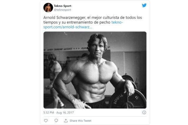 Arnold Schwarzenegger comparte su entrenamiento con 73 años: Ya no