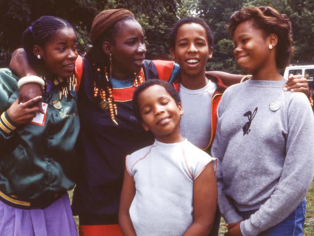 Michel Delsol/Getty Rita Marley, with her children. Left to right, Sharon Marley, Rita Marley, Stephen Marley, Ziggy Marley and Cedella Marley in Central Park, New York City, New York. June 12, 1992