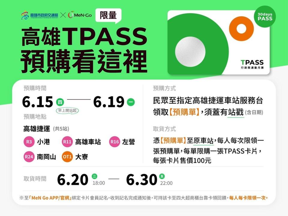 高雄TPASS。（圖／高雄市府提供）
