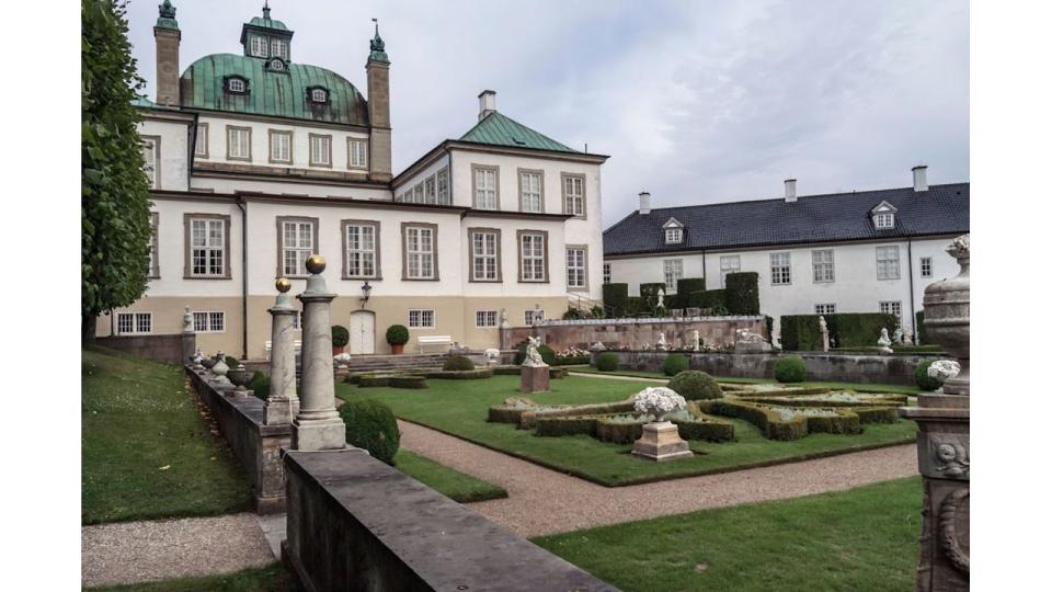 Fredensborg Palace's formal garden