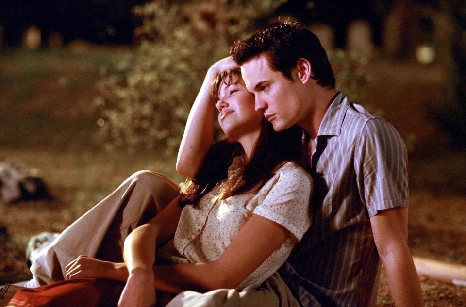 Mandy Moore says she had "a gigantic crush" on her "A Walk to Remember" co-star Shane West.