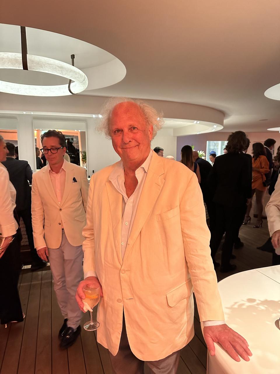 Master host Graydon Carter at Eden-Roc. Photo by Bamigboye/Deadline