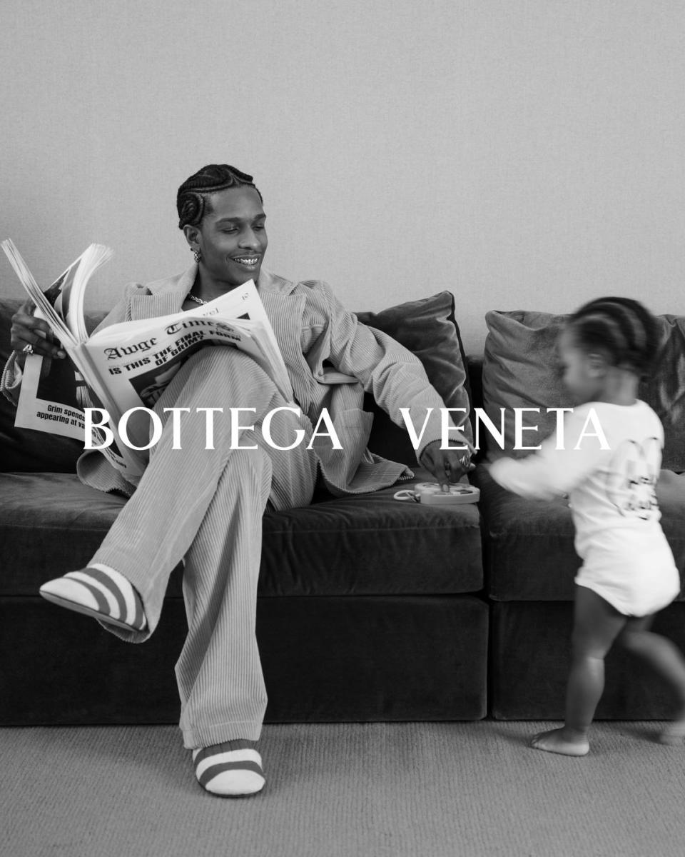 asap rocky bottega veneta father's day campaign