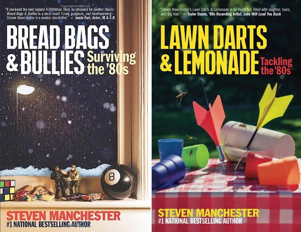 Somerset author Steven Manchester is in talks to adapt two of his books, "Bread Bags & Bullies" and "Lawn Darts & Lemonade," into films.