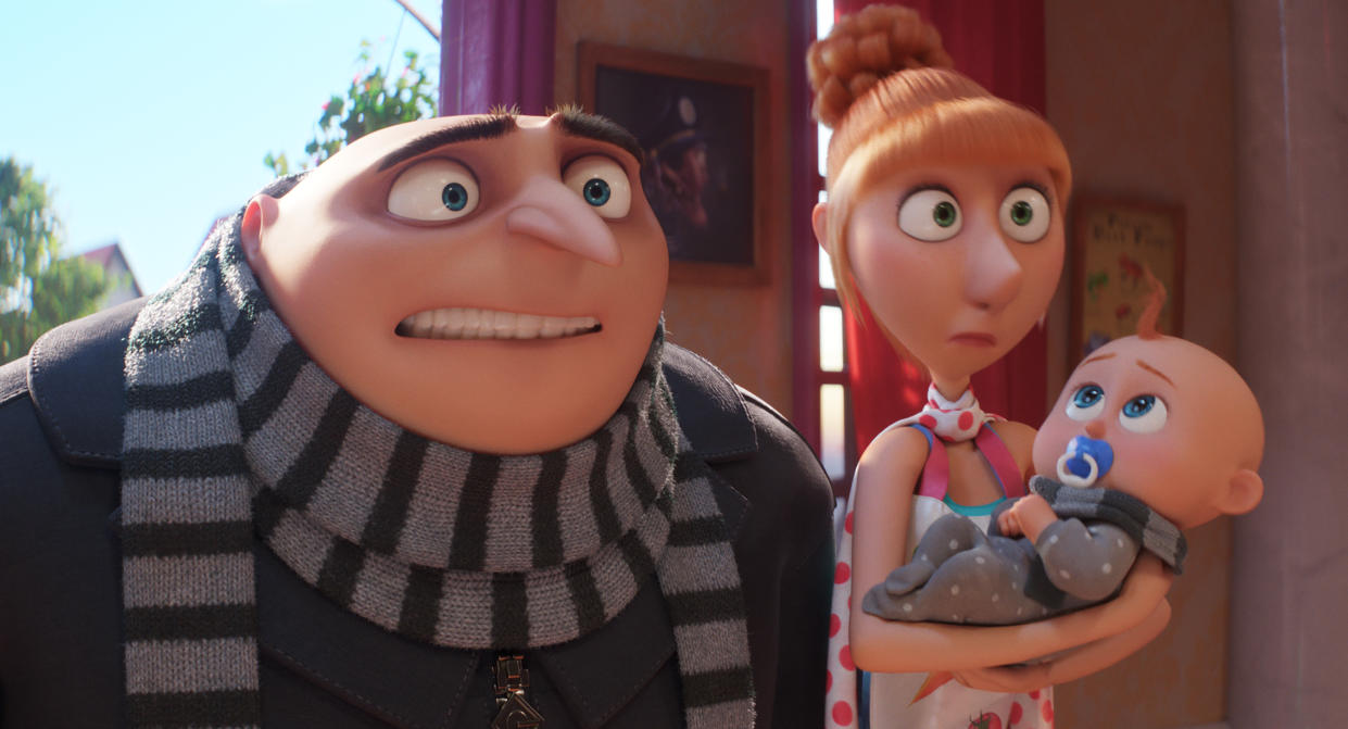 Gru and Lucy in Despicable Me 4