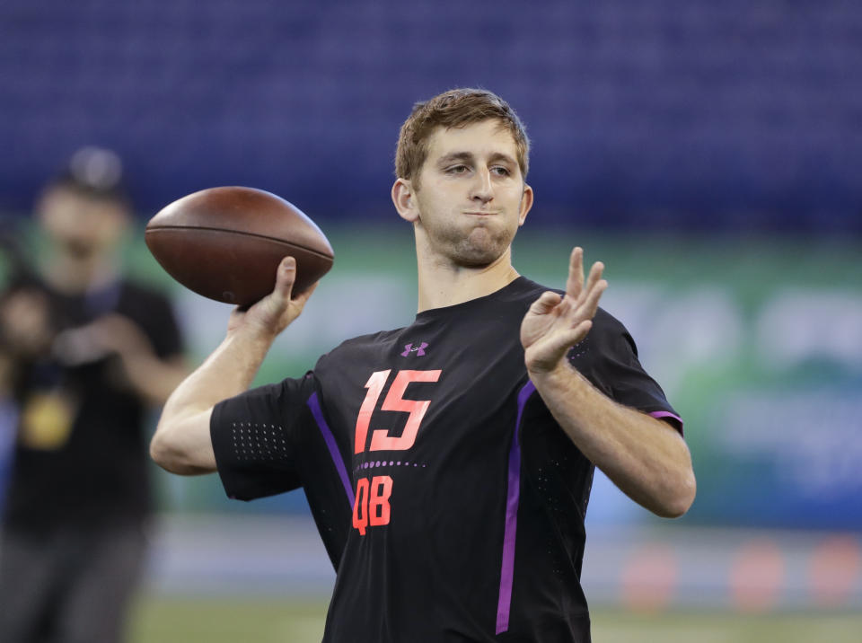 UCLA's Josh Rosen projects early as the top quarterback in the 2018 NFL draft class. (AP) 