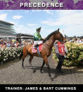 All eyes will now be on the chances of Precedence. At 10 years of age, he will be carrying the Cummings name on its charge to the Melbourne Cup.