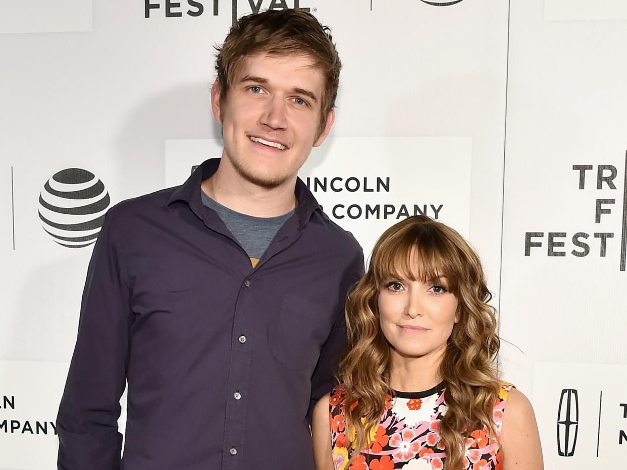 Bo Burnham (L) and screenwriter Lorene Scafaria attend "The Meddler" Premiere during the 2016 Tribeca Film Festival at BMCC John Zuccotti Theater on April 19, 2016 in New York City