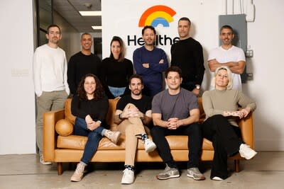 Members of Healthee’s Leadership team from left to right: (TOP) Michael Rosen, Ron Zionpour, Shani Dresher, Elad Ofir, Michael Szymanski, Ben Nagar , (BOTTOM) Yael Pelleg, Guy Benjamin, Omer Maman, and Debbie Sharvit