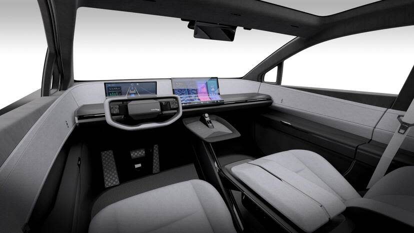 Toyota bZ Compact SUV概念車的車內布局相當有未來科技感。圖片來源：Toyota