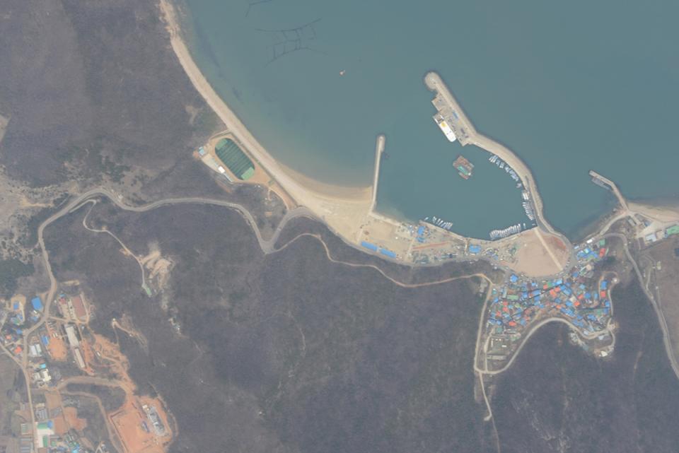 An aerial photograph of Daecheongdo, a South Korean island near the border of North Korea, taken by an unmanned drone, April 2014. The pictures, recovered from a North Korean drone that crashed in South Korea, raised security concerns. (Reuters)