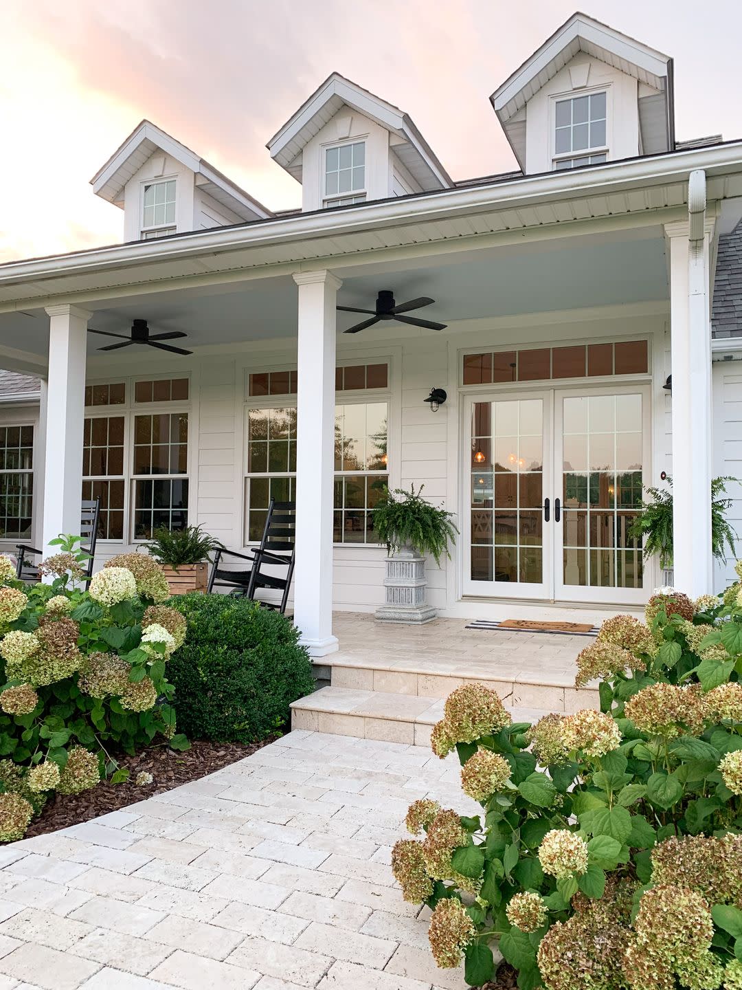 flower front porch