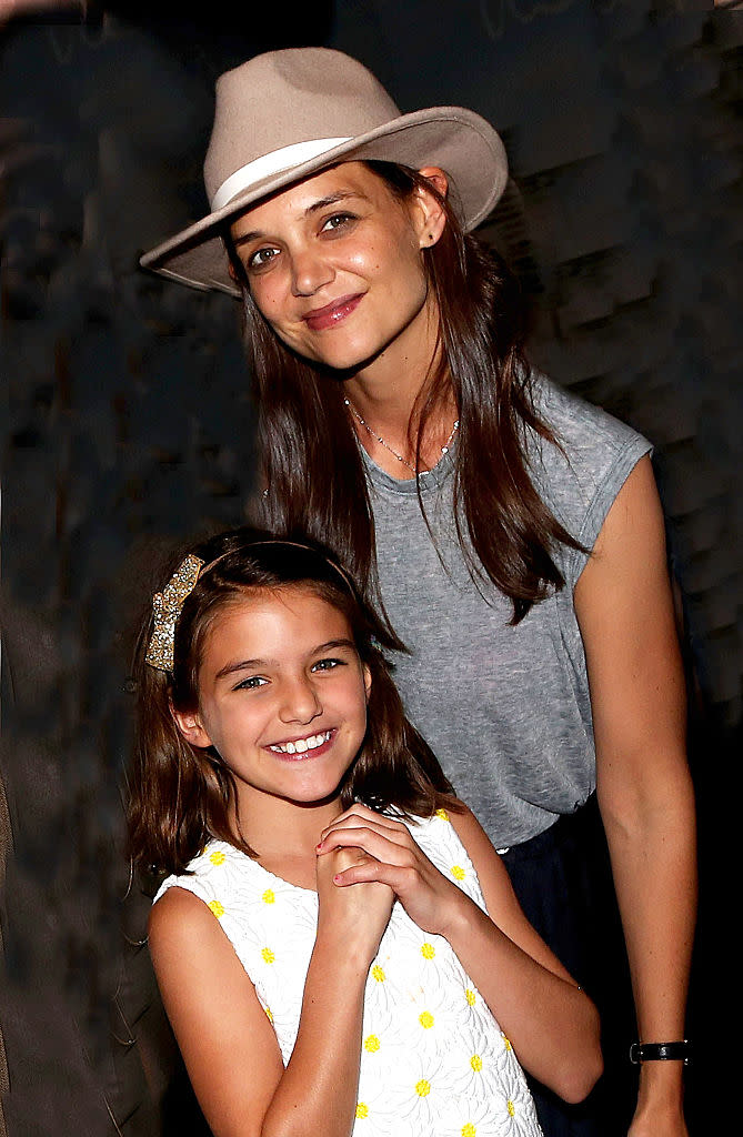 Katie Holmes with Suri